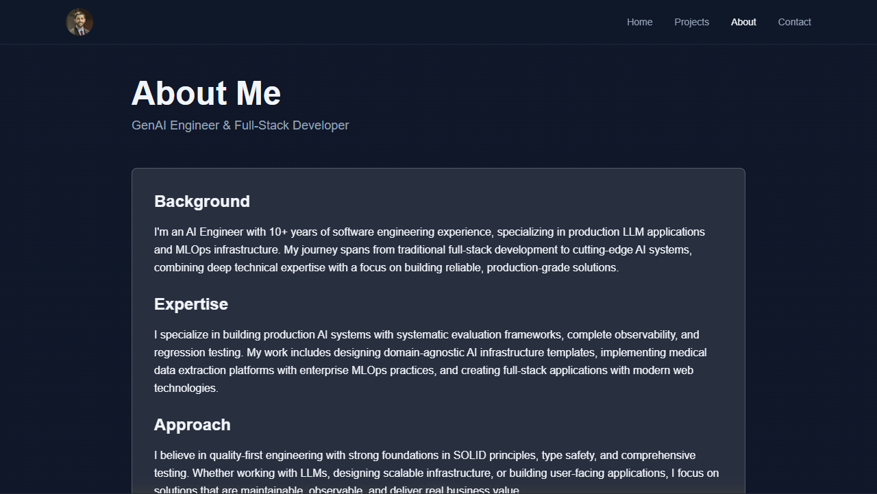 Portfolio Website thumbnail 3