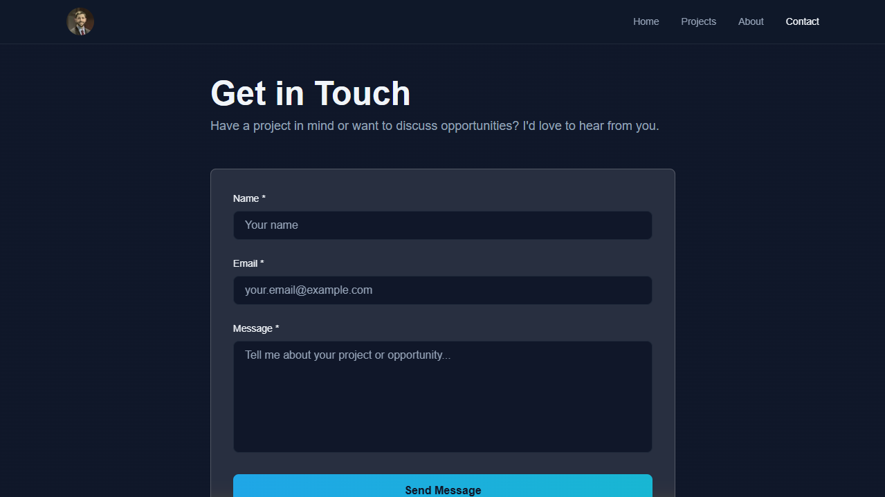 Portfolio Website thumbnail 4