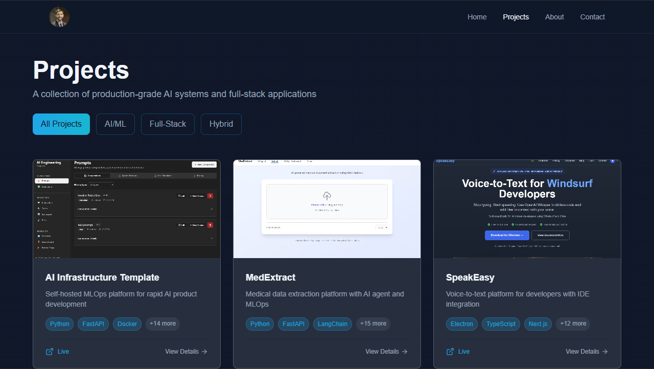 Portfolio Website thumbnail 2