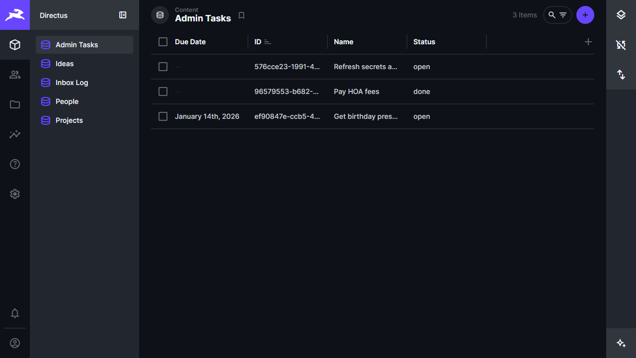 Second Brain screenshot